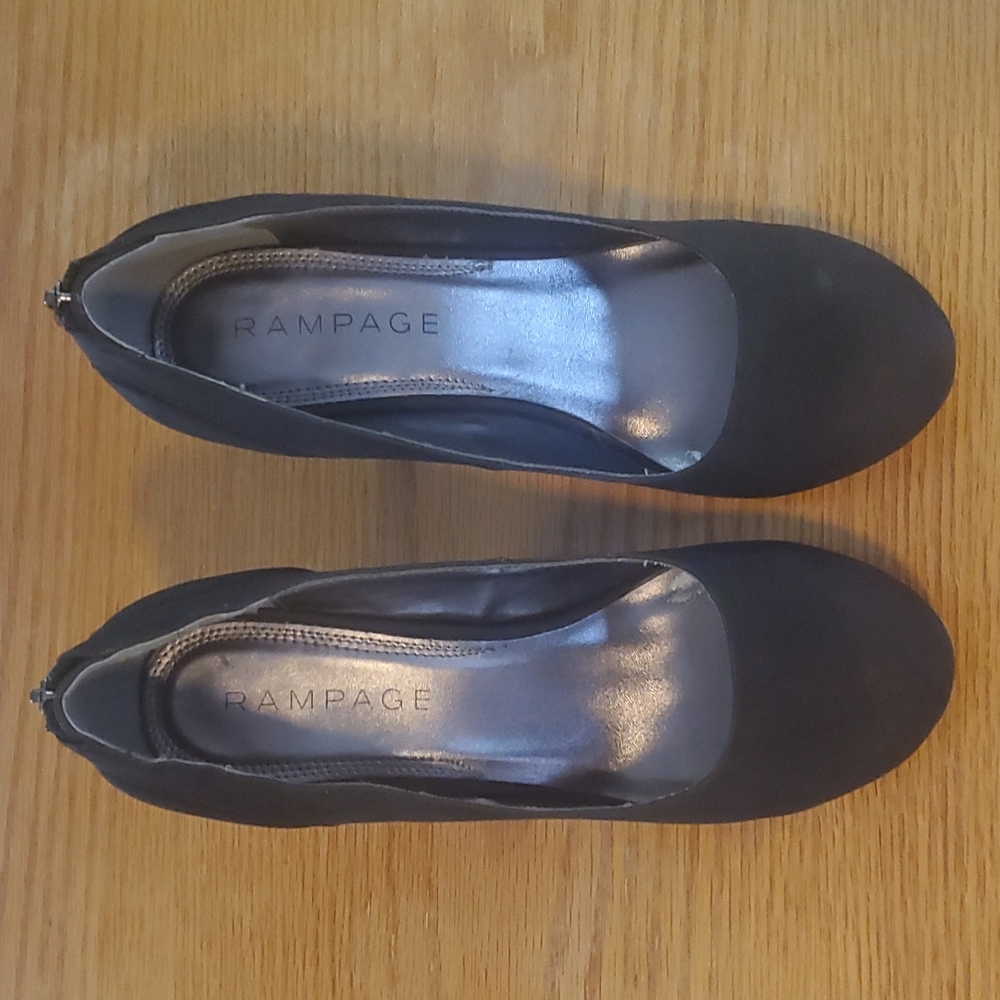 Womens Black rampage heels size 9